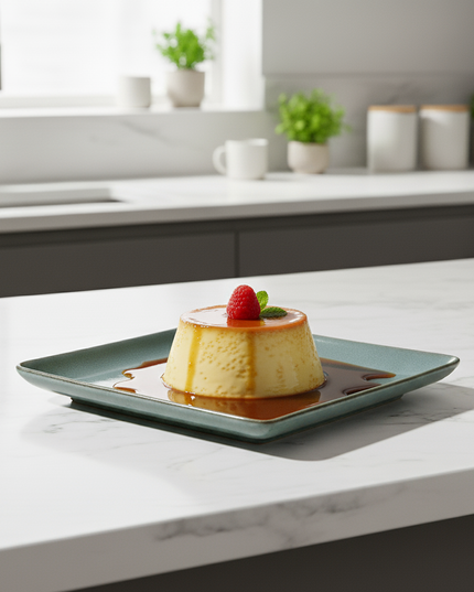 PLATO RECTANGULAR 23 X 17 CMS PEARL AZUL