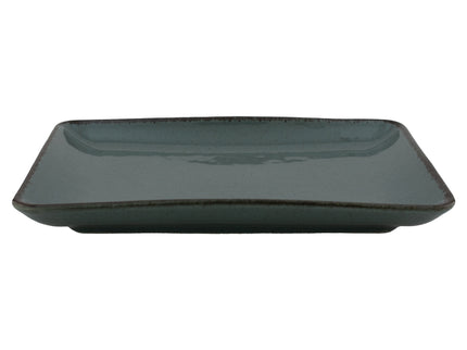 PLATO RECTANGULAR 18 X 13 CMS PEARL AZUL