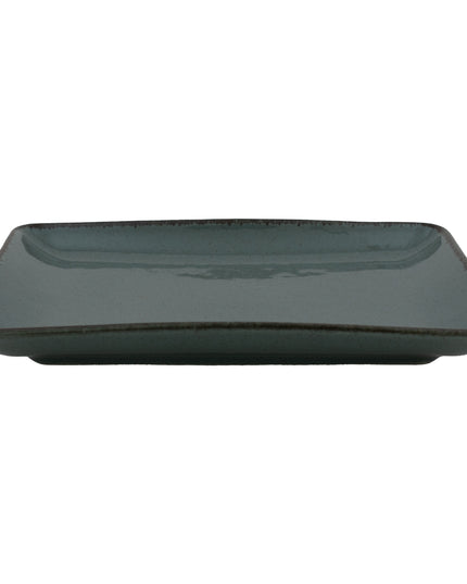 PLATO RECTANGULAR 18 X 13 CMS PEARL AZUL