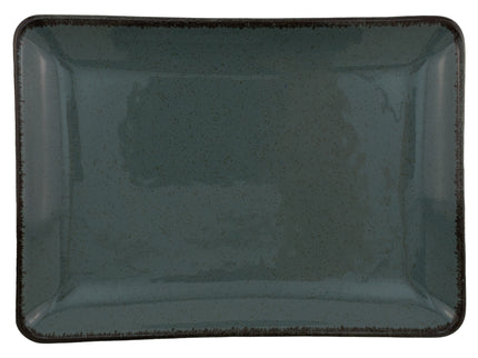 PLATO RECTANGULAR 18 X 13 CMS PEARL AZUL