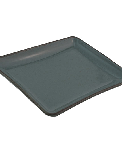 PLATO RECTANGULAR 18 X 13 CMS PEARL AZUL