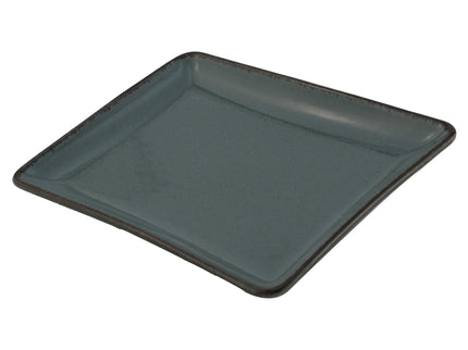 PLATO RECTANGULAR 18 X 13 CMS PEARL AZUL