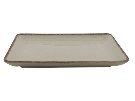 PLATO RECTANGULAR 18 X 13 CMS PEARL AZUL