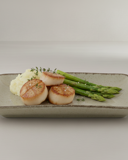 PLATO RECTANGULAR 18 X 13 CMS PEARL AZUL