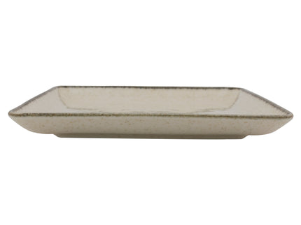 PLATO POSTRE 19 X 19 CM PEARL BEIGE