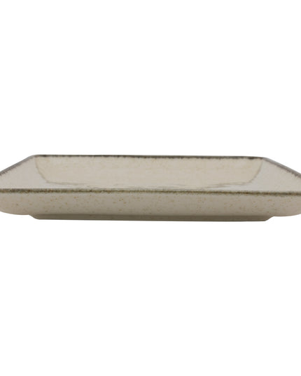 PLATO POSTRE 19 X 19 CM PEARL BEIGE