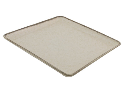 PLATO POSTRE 19 X 19 CM PEARL BEIGE