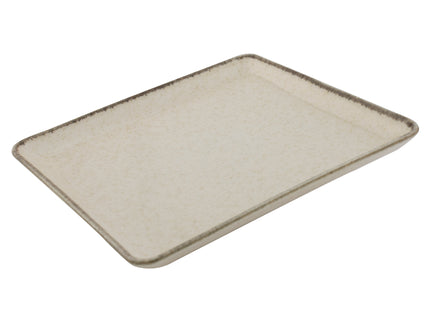 PLATO POSTRE 19 X 19 CM PEARL BEIGE