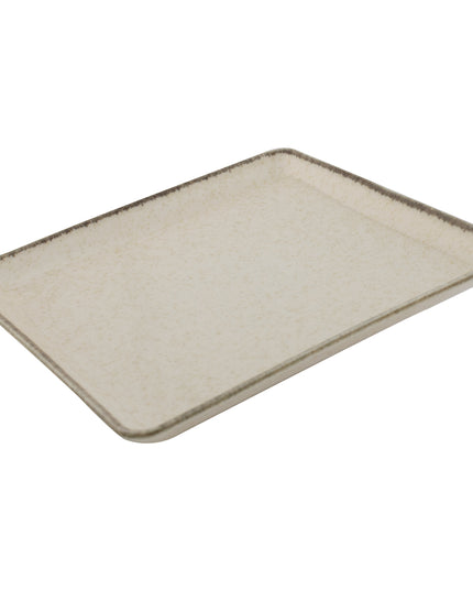 PLATO POSTRE 19 X 19 CM PEARL BEIGE