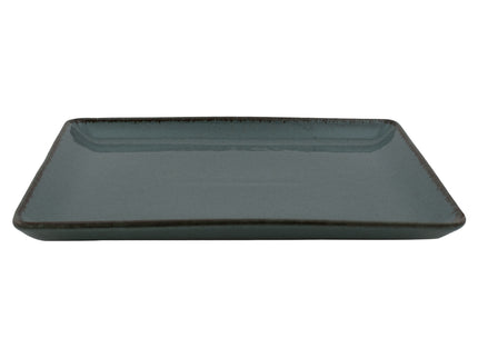 PLATO RECTANGULAR 23 X 17 CMS PEARL AZUL