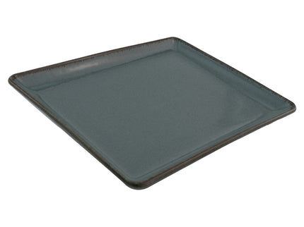 PLATO RECTANGULAR 23 X 17 CMS PEARL AZUL
