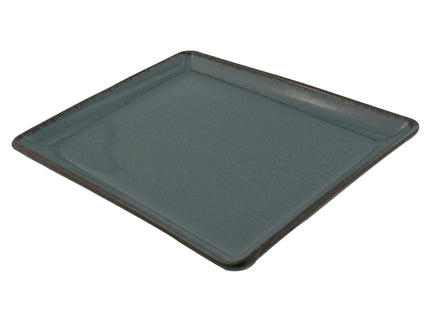 PLATO RECTANGULAR 23 X 17 CMS PEARL AZUL