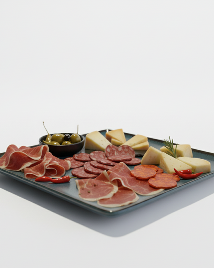 PLATO EXTENDIDO 27.5 X 27.5 CMS PEARL AZU