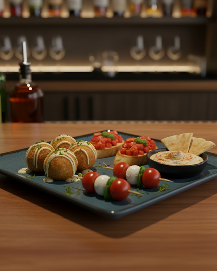 PLATO EXTENDIDO 27.5 X 27.5 CMS PEARL AZU