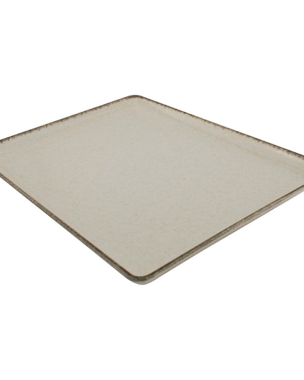 PLATO SERVICIO RECTANGULAR 30 X 22 PAERL AZUL