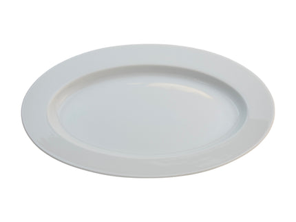 PLATO OVALADO 24 CMS BLANCO PERA