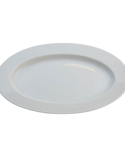 PLATO OVALADO 24 CMS BLANCO PERA
