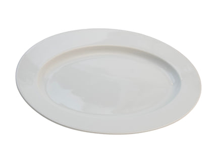 PLATO OVALADO 24 CMS BLANCO PERA