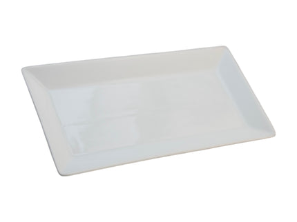 PLATON RECTANGULAR 24 CMS BLANCO PERGE