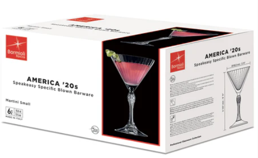 JUEGO DE 6 COPA MARTINI AMERICA