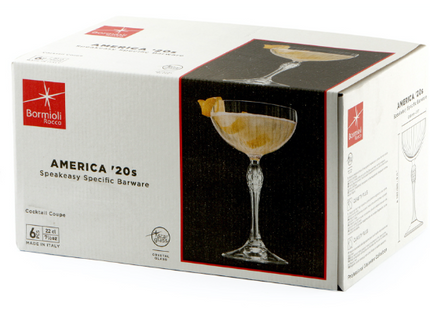 JGO DE 6 COPAS COCKTAIL AMERICA