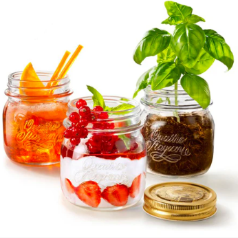 FRASCO CON TAPA QUATTRO STAGIONI 500 ML