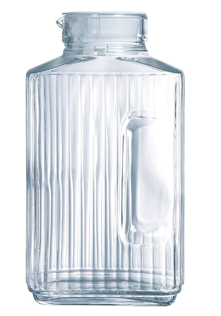 JARRA 1.7 LT QUADRO CON TAPA BLANCA