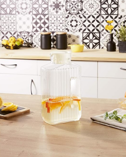 JARRA 1.7 LT QUADRO CON TAPA BLANCA