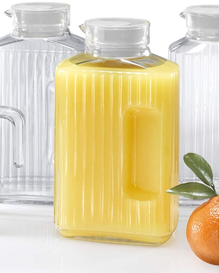 JARRA 1.7 LT QUADRO CON TAPA BLANCA