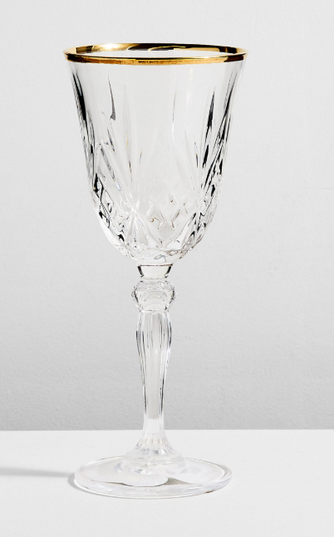 COPA DE AGUA 270 ML MELODIA FILO ORO