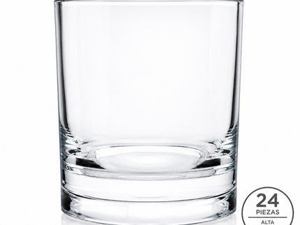 Set de 24 Vasos Old Fashioned de Acrílico Premium Ambient Profesional 355 ml