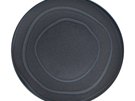 PLATO COUPE ENSALADA 21 CMS BLACK SAND HEMATITA