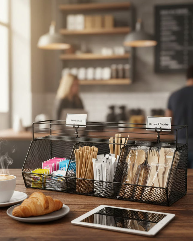 ORGANIZADOR DE COCINA CON 3 DIVISIONES